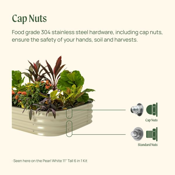 11" Tall 10 In 1 Jumbo Modular Metal Raised Garden Bed Kit - Image 6