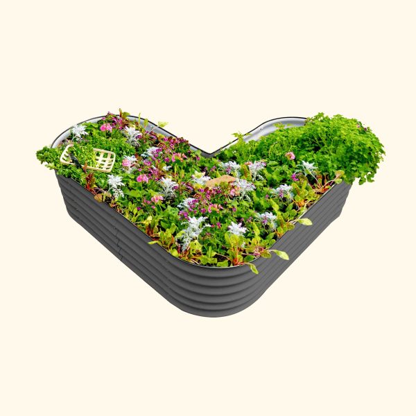 17" Tall L-Shaped Raised Garden Bed Kit - Standard Size - Image 6