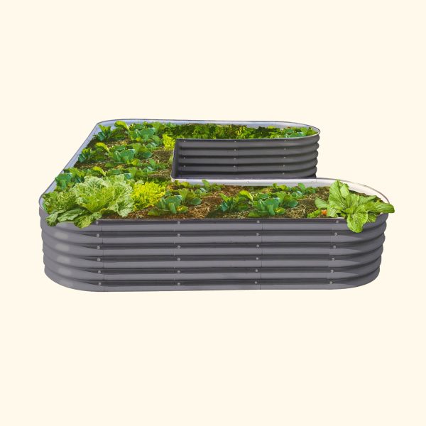 17" Tall U-Shaped Raised Garden Bed Kit - Large Size - Image 6