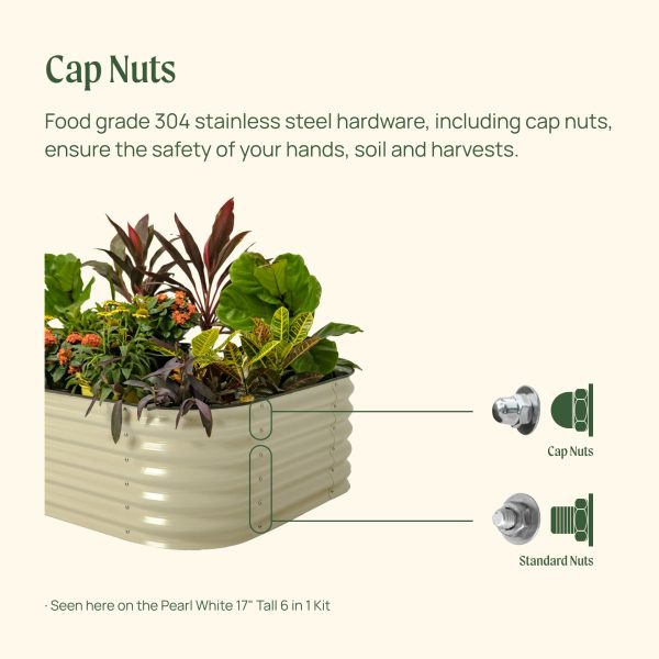 17" Tall U-Shaped Raised Garden Bed Kit - Large Size - Image 9