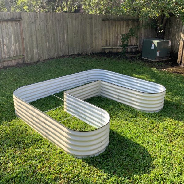 17" Tall U-Shaped Raised Garden Bed Kit - Large Size - Image 3