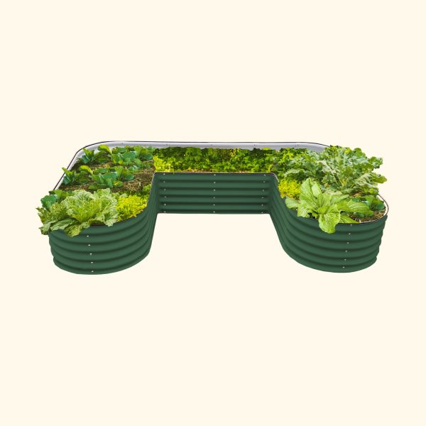 17" Tall U Shaped Raised Garden Bed Kit - Standard Size - Image 9