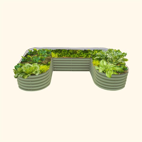 17" Tall U Shaped Raised Garden Bed Kit - Standard Size - Image 7