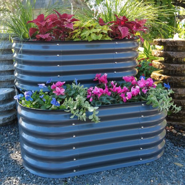 Cascading Metal Raised Garden Bed Kit - Standard Size - Image 4
