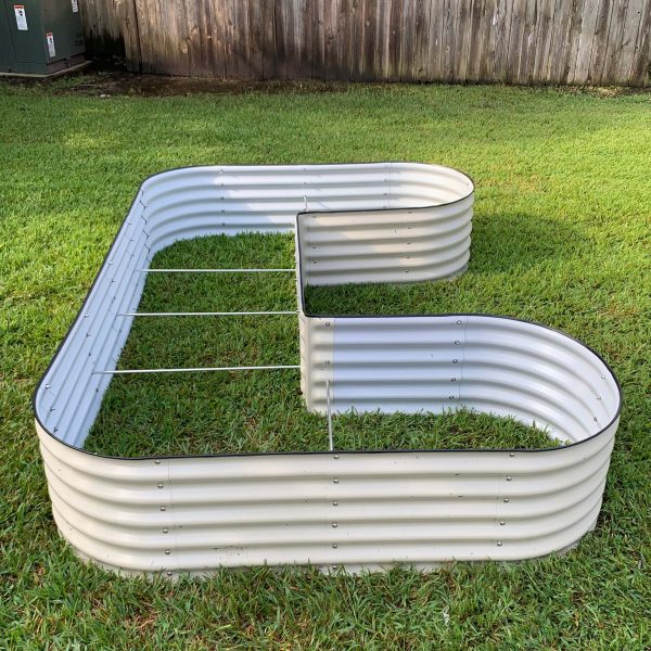 17" Tall U Shaped Raised Garden Bed Kit - Standard Size - Image 4