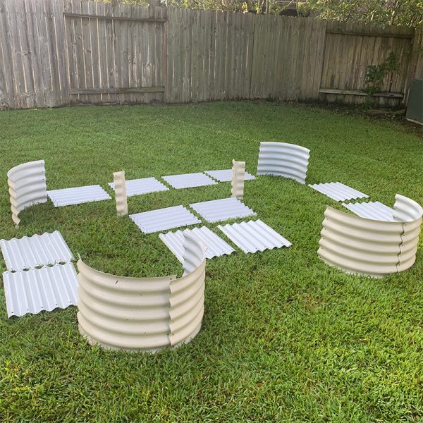 17" Tall U Shaped Raised Garden Bed Kit - Standard Size - Image 5