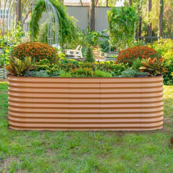 32" Extra Tall 10 In 1 Jumbo Modular Metal Raised Garden Bed Kit - Image 15