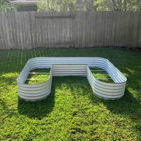 17" Tall U-Shaped Raised Garden Bed Kit - Large Size - Image 2