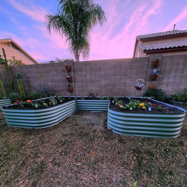 17" Tall U-Shaped Raised Garden Bed Kit - Jumbo Size - Image 6