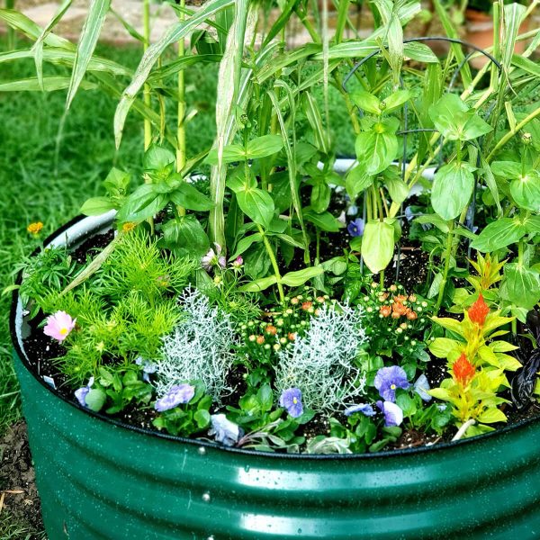 17" Tall 42" Wide Round Metal Raised Garden Bed Kit - Image 6