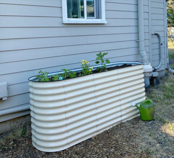 32" Extra Tall 6 In 1 Medium Modular Metal Raised Garden Bed Kit - Image 5