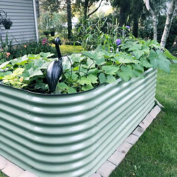 32" Extra Tall 9 In 1 Large Modular Metal Raised Garden Bed Kit - Image 5