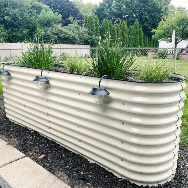 32" Extra Tall 9 In 1 Large Modular Metal Raised Garden Bed Kit - Image 6