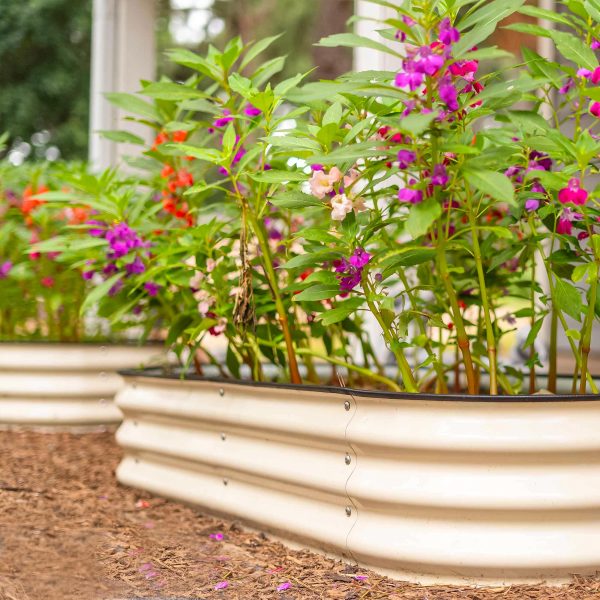 11" Tall 9 In 1 Large Modular Metal Raised Garden Bed Kit - Image 13
