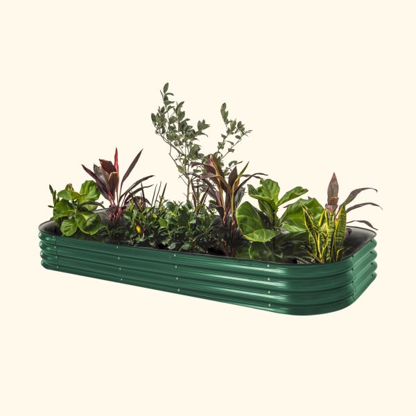 11" Tall 10 In 1 Jumbo Modular Metal Raised Garden Bed Kit - Image 5