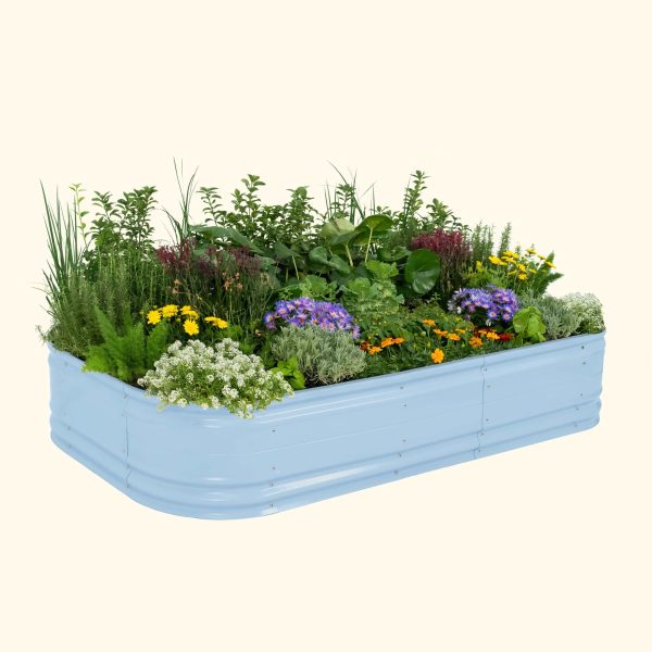 17" Tall 10 In 1 Jumbo Novel Modular Metal Raised Garden Bed Kit - Image 5