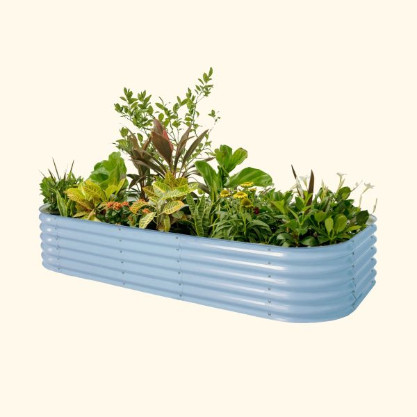 17" Tall 10 In 1 Jumbo Modular Metal Raised Garden Bed Kit - Image 16