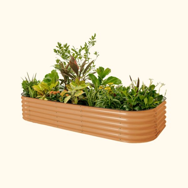 17" Tall 10 In 1 Jumbo Modular Metal Raised Garden Bed Kit - Image 18