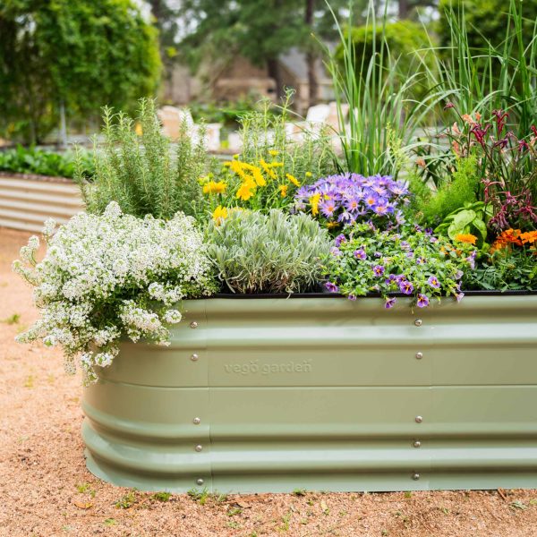 17" Tall 10 In 1 Jumbo Novel Modular Metal Raised Garden Bed Kit - Image 11