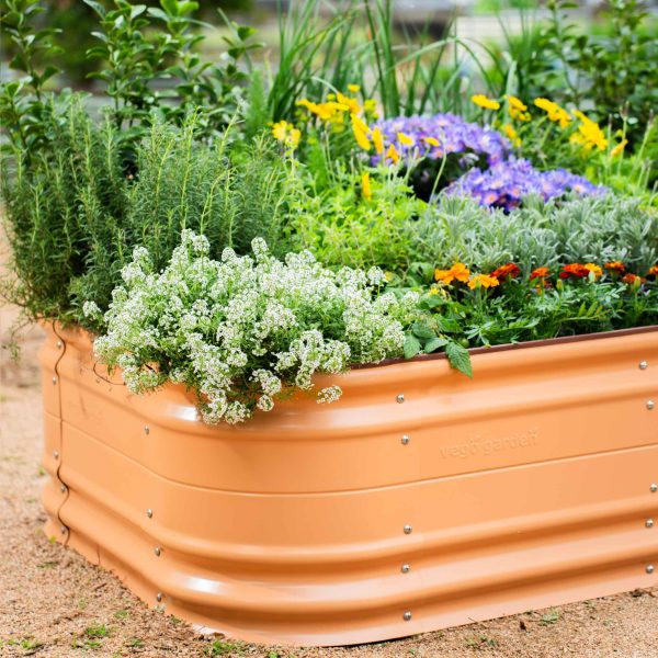 17" Tall 10 In 1 Jumbo Novel Modular Metal Raised Garden Bed Kit - Image 13