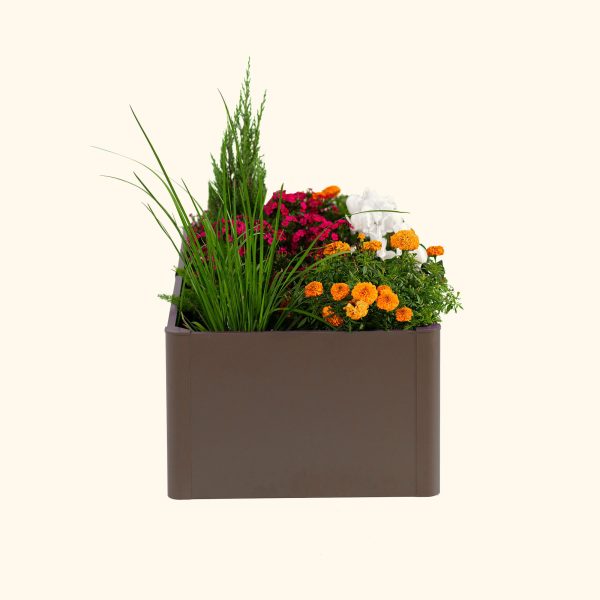 17" Tall Modern 27" x 83" Metal Raised Garden Bed - Image 16