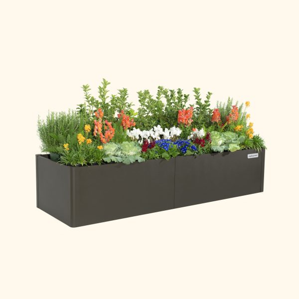 17" Tall Modern 27" x 83" Metal Raised Garden Bed - Image 17