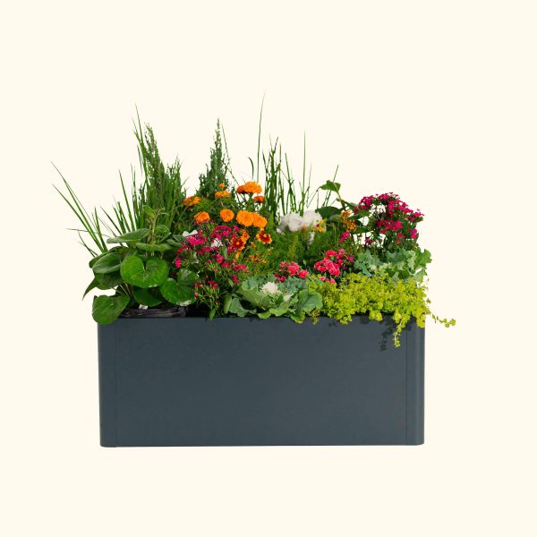 17" Tall Modern 42" x 83" Metal Raised Garden Bed - Image 16
