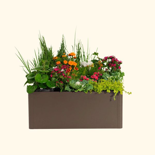 17" Tall Modern 42" x 83" Metal Raised Garden Bed - Image 17