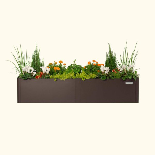17" Tall Modern 42" x 83" Metal Raised Garden Bed - Image 20