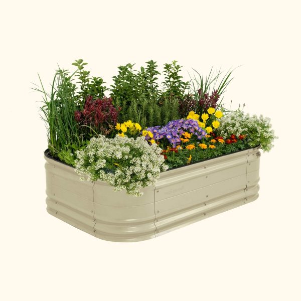 17" Tall 6 In 1 Medium Novel Modular Metal Raised Garden Bed Kit - Image 2