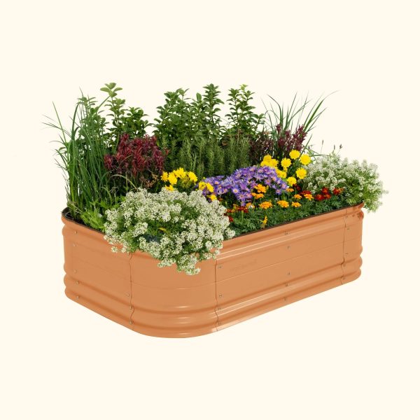 17" Tall 6 In 1 Medium Novel Modular Metal Raised Garden Bed Kit - Image 6