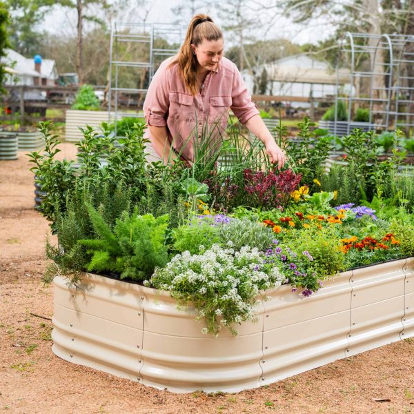 17" Tall 6 In 1 Medium Novel Modular Metal Raised Garden Bed Kit - Image 11
