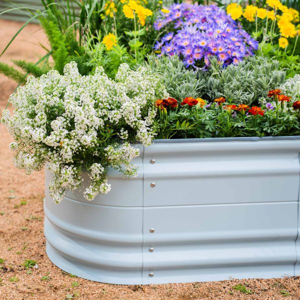 17" Tall 6 In 1 Medium Novel Modular Metal Raised Garden Bed Kit - Image 13
