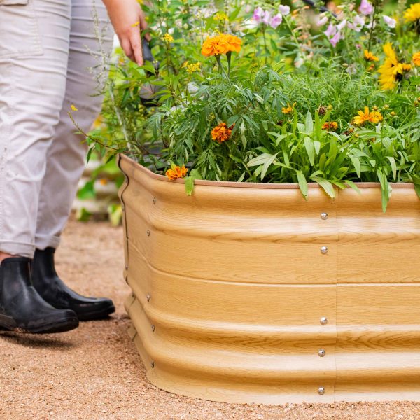 17" Tall 10 In 1 Jumbo Novel Modular Metal Raised Garden Bed Kit - Image 18