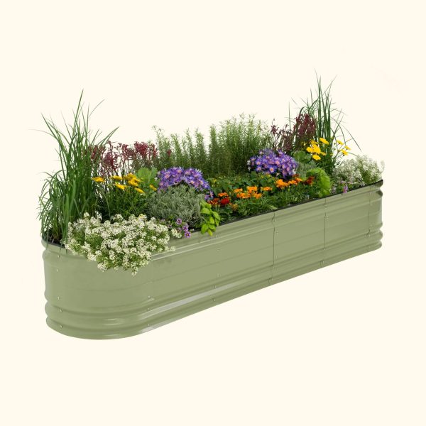 17" Tall 9 In 1 Large Novel Modular Metal Raised Garden Bed Kit - Image 4
