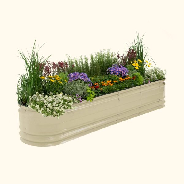 17" Tall 9 In 1 Large Novel Modular Metal Raised Garden Bed Kit - Image 2