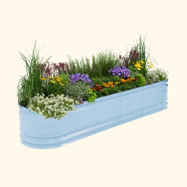 17" Tall 9 In 1 Large Novel Modular Metal Raised Garden Bed Kit - Image 8