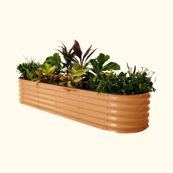 17" Tall 9 In 1 Large Modular Metal Raised Garden Bed Kit - Image 16