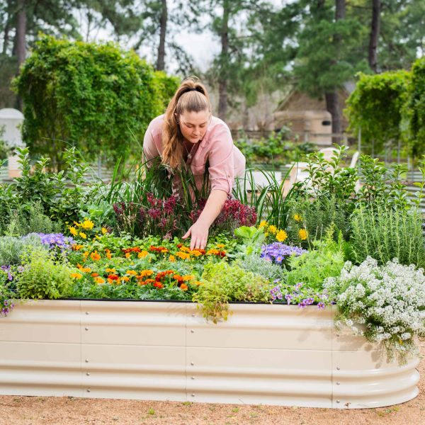 17" Tall 9 In 1 Large Novel Modular Metal Raised Garden Bed Kit - Image 9