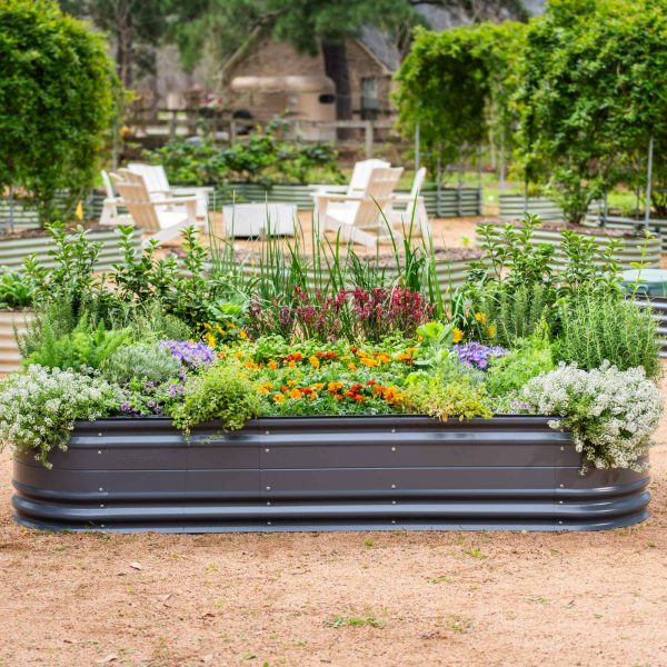 17" Tall 9 In 1 Large Novel Modular Metal Raised Garden Bed Kit - Image 12