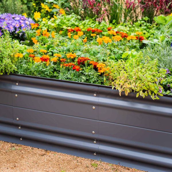 17" Tall 9 In 1 Large Novel Modular Metal Raised Garden Bed Kit - Image 13