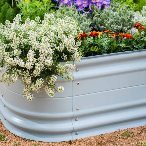 17" Tall 9 In 1 Large Novel Modular Metal Raised Garden Bed Kit - Image 16