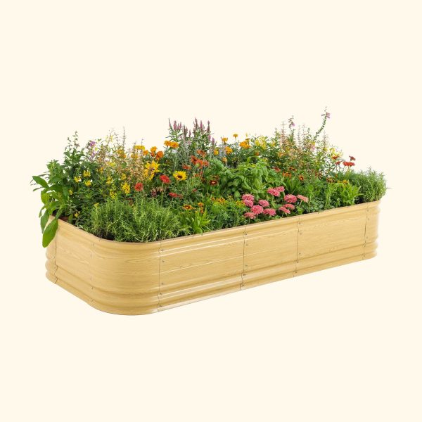 17" Tall 10 In 1 Jumbo Novel Modular Metal Raised Garden Bed Kit - Image 15