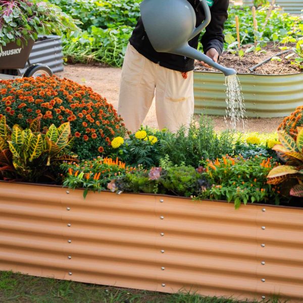 17" Tall 10 In 1 Jumbo Modular Metal Raised Garden Bed Kit - Image 24