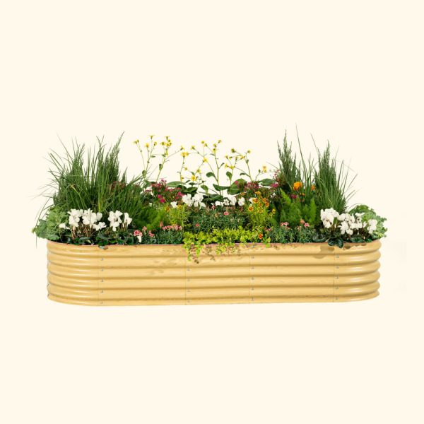 17" Tall 10 In 1 Jumbo Modular Metal Raised Garden Bed Kit - Image 20