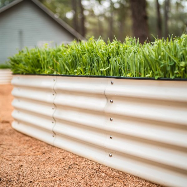 17" Tall 4 In 1 Small Modular Metal Raised Garden Bed Kit - Image 2