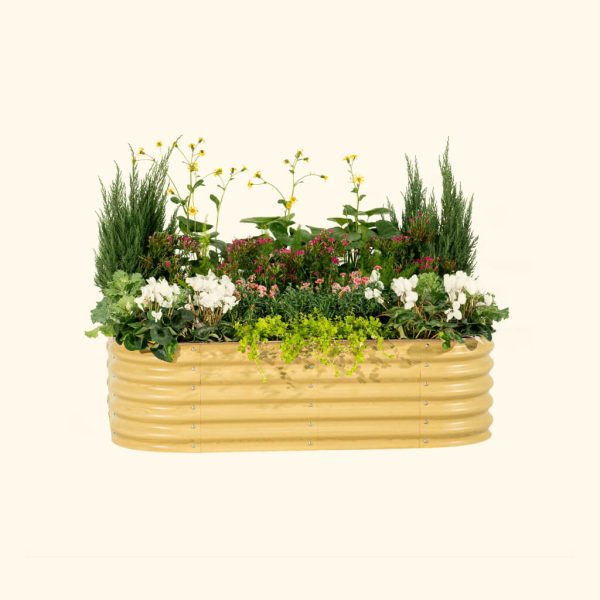 17" Tall 6 In 1 Medium Modular Metal Raised Garden Bed Kit - Image 17