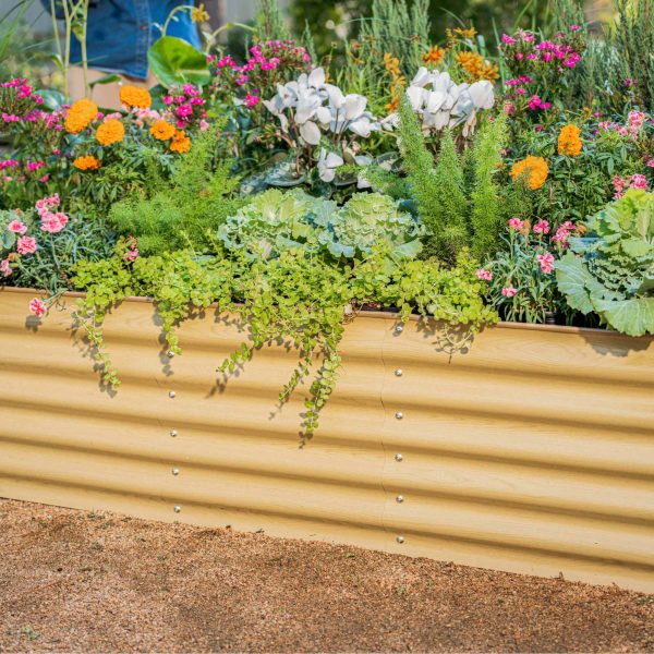 17" Tall 6 In 1 Medium Modular Metal Raised Garden Bed Kit - Image 19