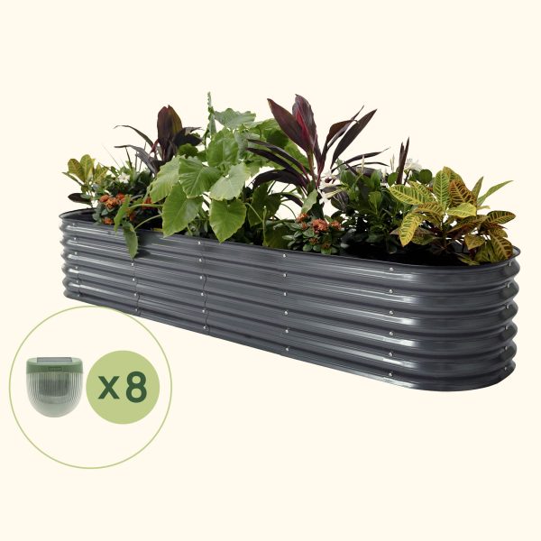 17" Tall 9 In 1 Bundle (Garden Bed + Solar Light) - Image 6