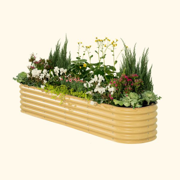 17" Tall 9 In 1 Large Modular Metal Raised Garden Bed Kit - Image 20
